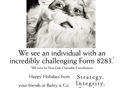 Bailey Carr Holiday Ad