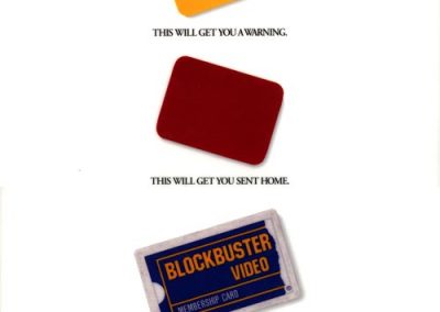 Blockbuster Video World Cup Print Ad