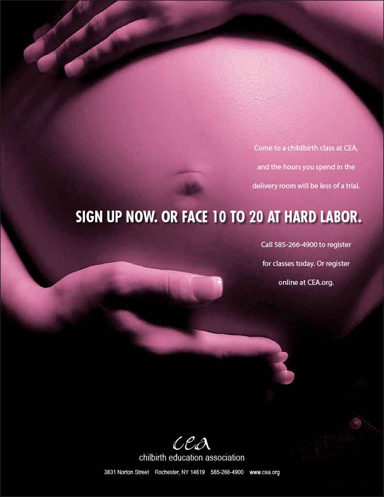 Childbirth Education Association Print Ad 1