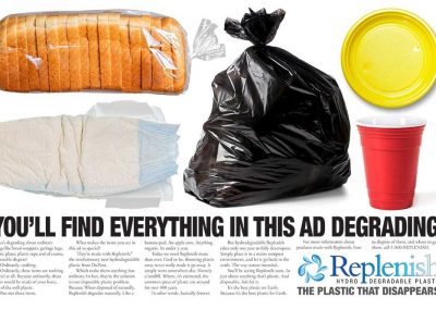 DuPont REPLENISH Plastic Print Ad