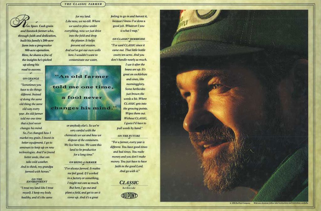 DuPont CLASSIC Herbicide Print Ad 1