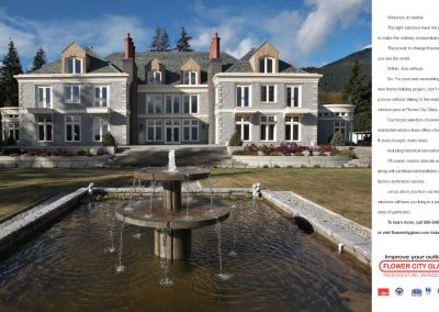 Flower City Glass Print Ad 1