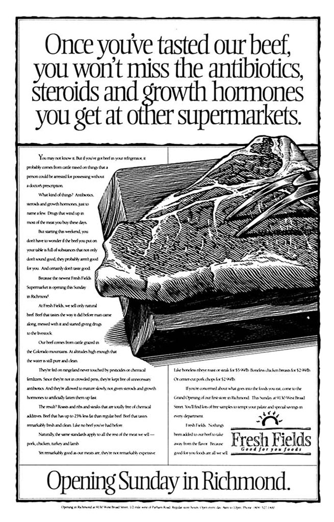 Fresh Fields Print Ad 3