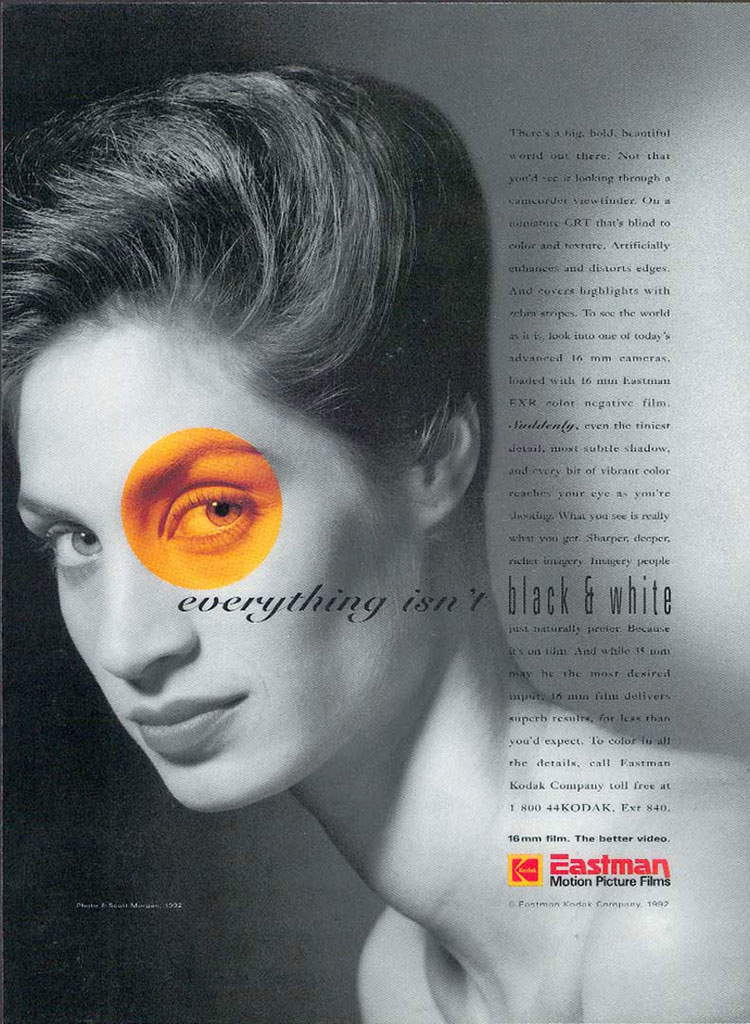 Eastman EXR 16mm Launch Ad 1