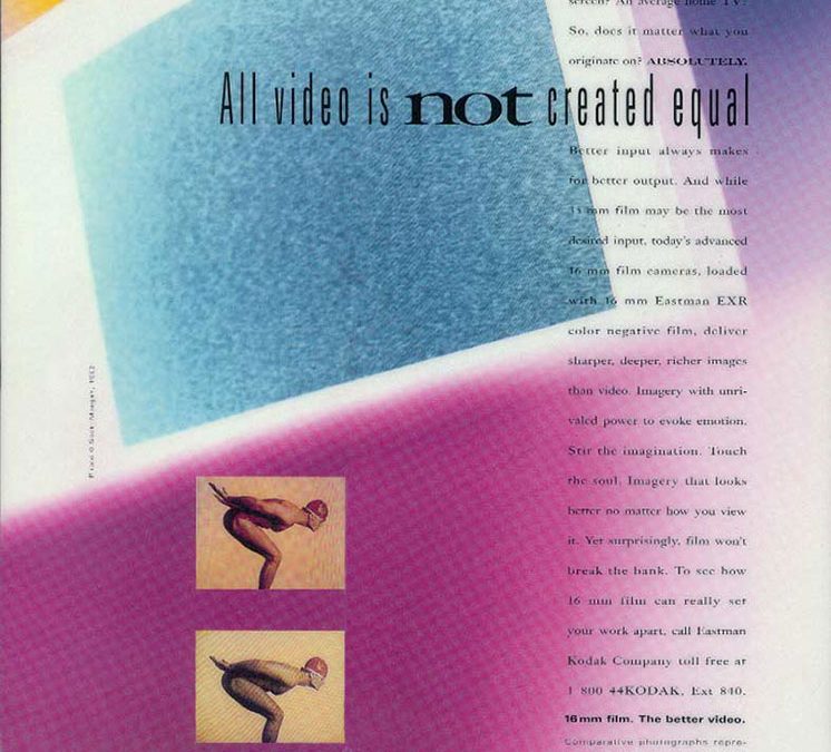 Eastman EXR 16mm Launch Ad 2