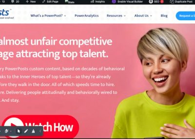 PowerPosts Launch Website