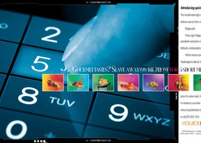 Ridgewells Quick ‘N‘ Haute Print Ad 3