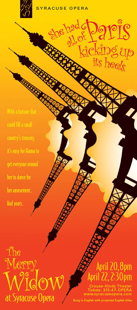 Syracuse Opera Merry Widow Poster 1