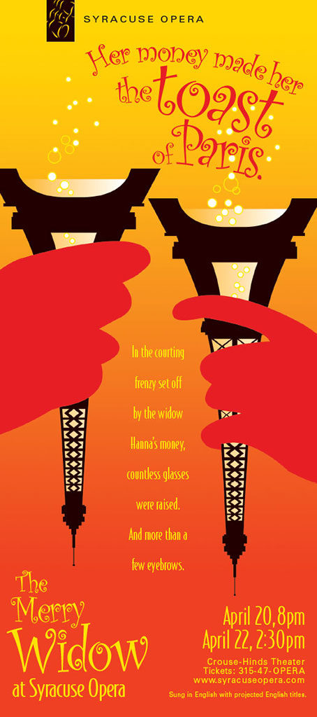 Syracuse Opera Merry Widow Poster 2