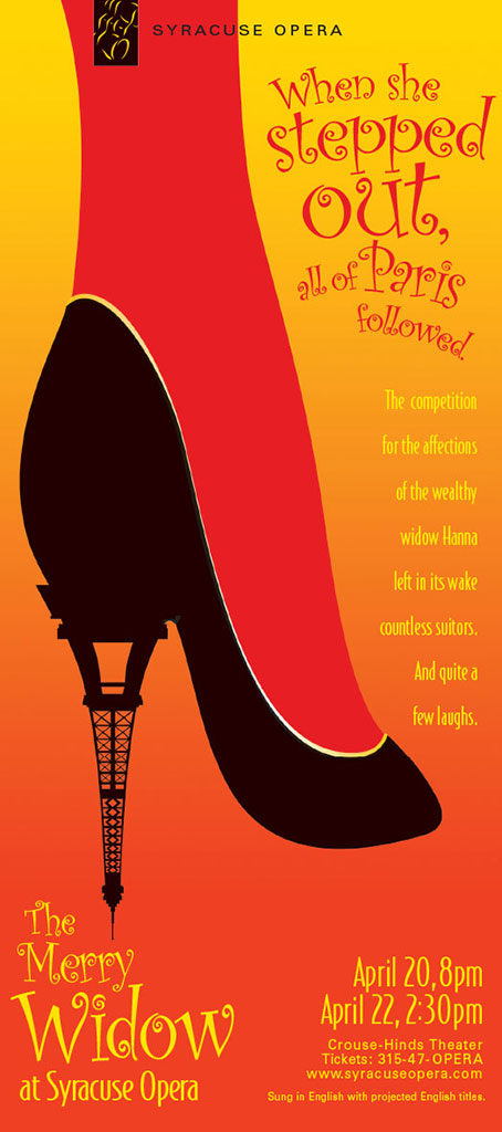 Syracuse Opera Merry Widow Poster 3