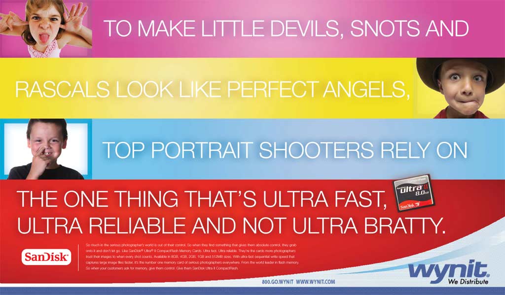 SanDisk Print Ad 2