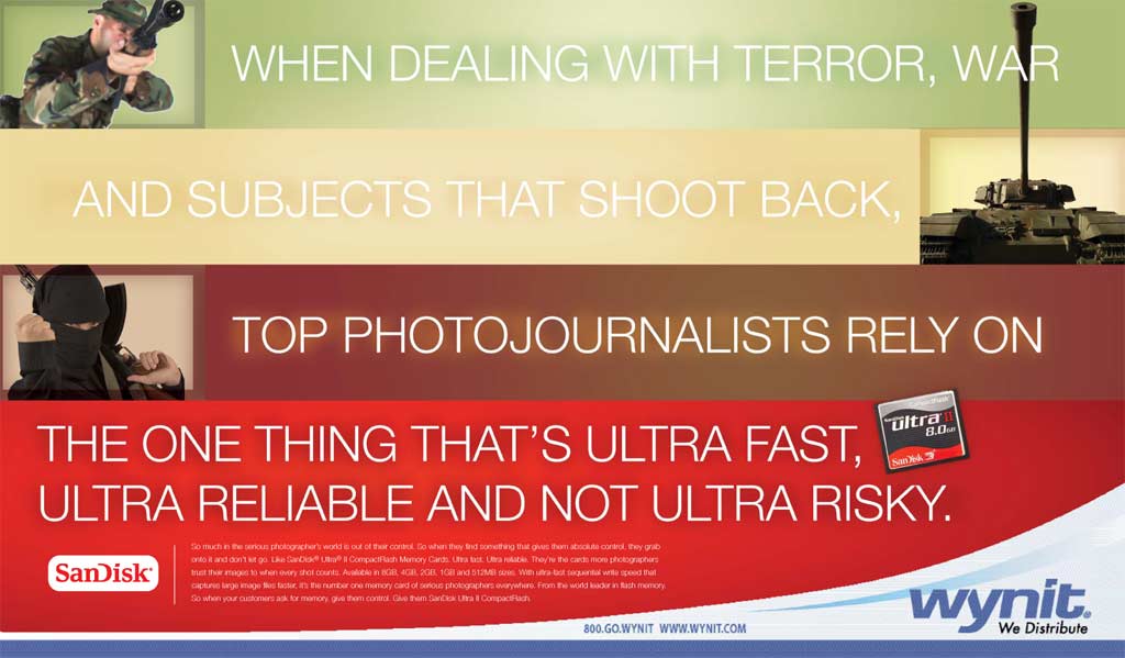 SanDisk Print Ad 3