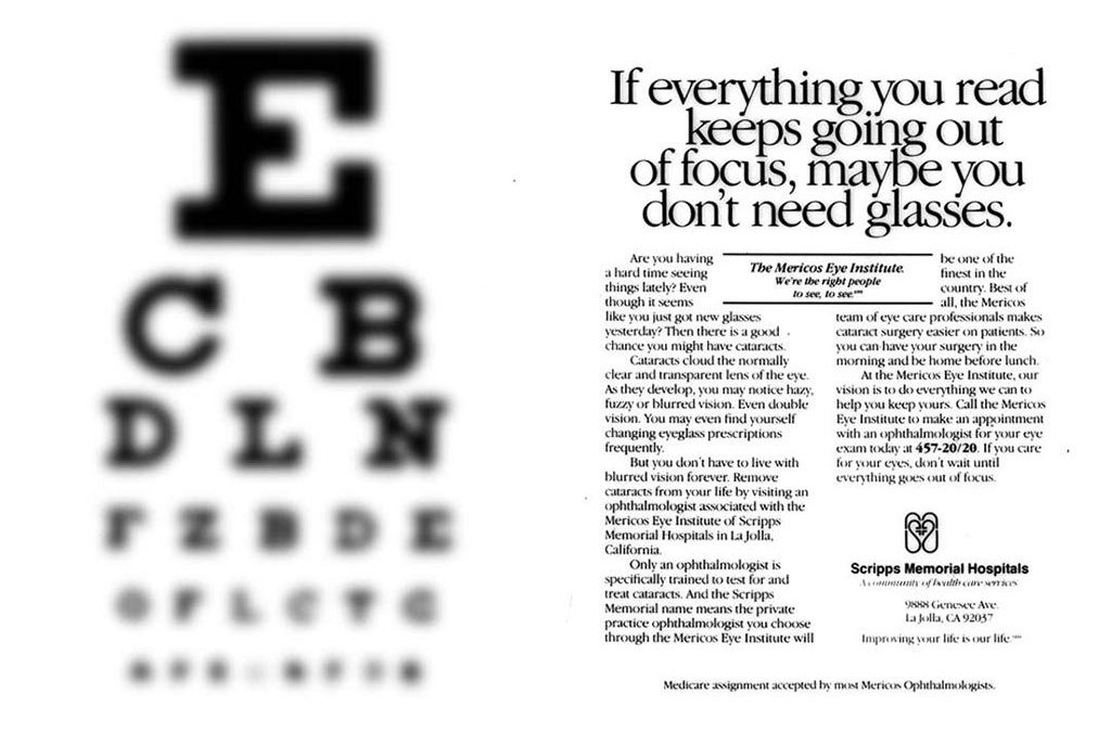 Scripps Memorial Hospital Print Ad 1