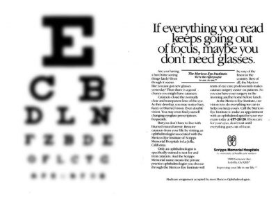 Scripps Memorial Hospital Print Ad 1