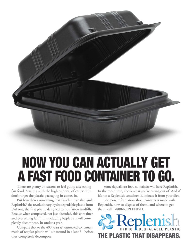 DuPont REPLENISH Plastic Print Ad 3