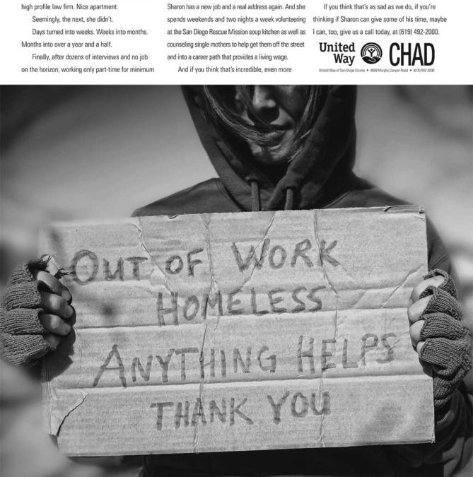 San Diego United Way Volunteer Ad 3