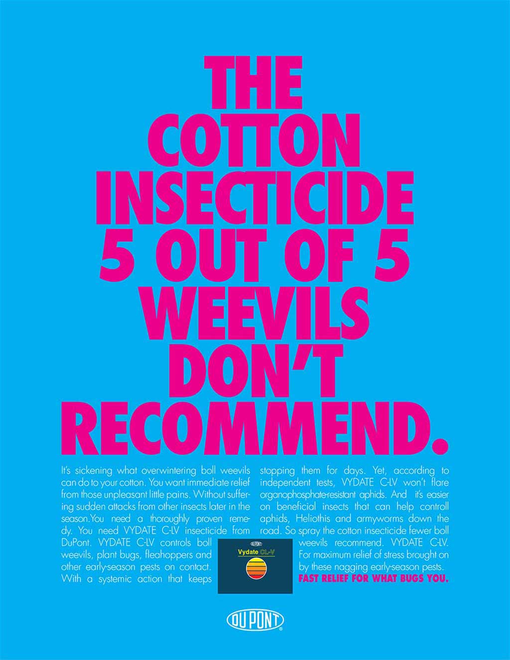 DuPont VYDATE Insecticide Print Ad 1