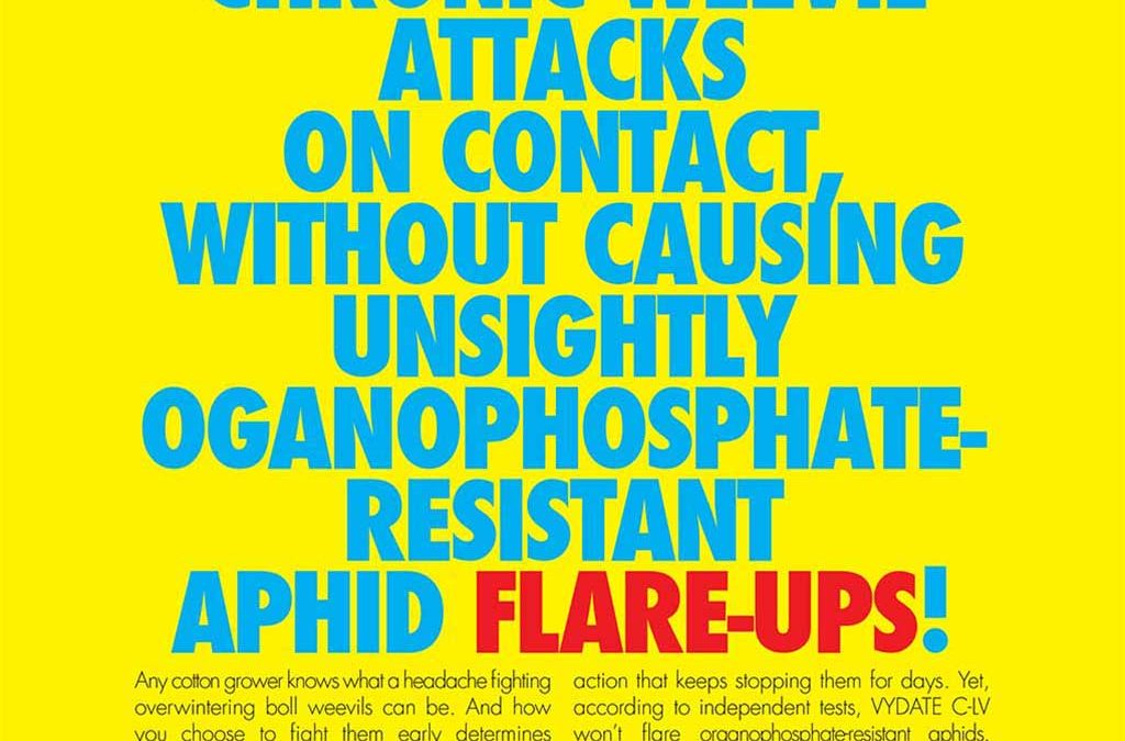 DuPont VYDATE Insecticide Print Ad 2
