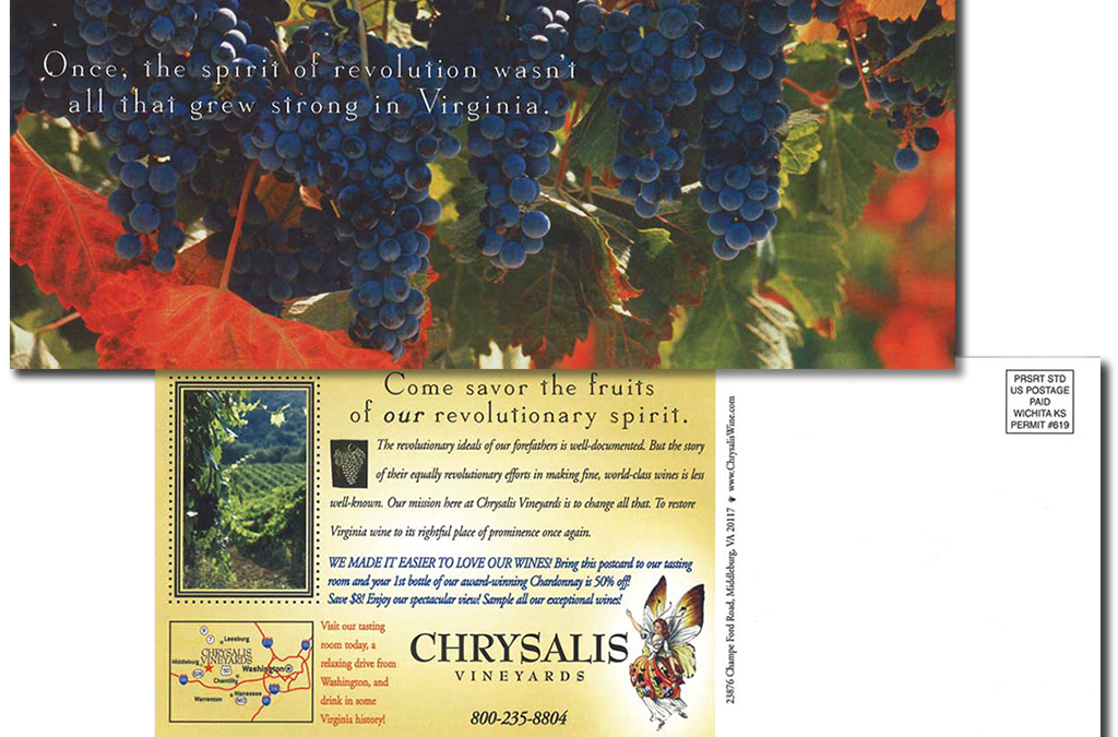 Chrysalis Vineyards Direct Mail 2
